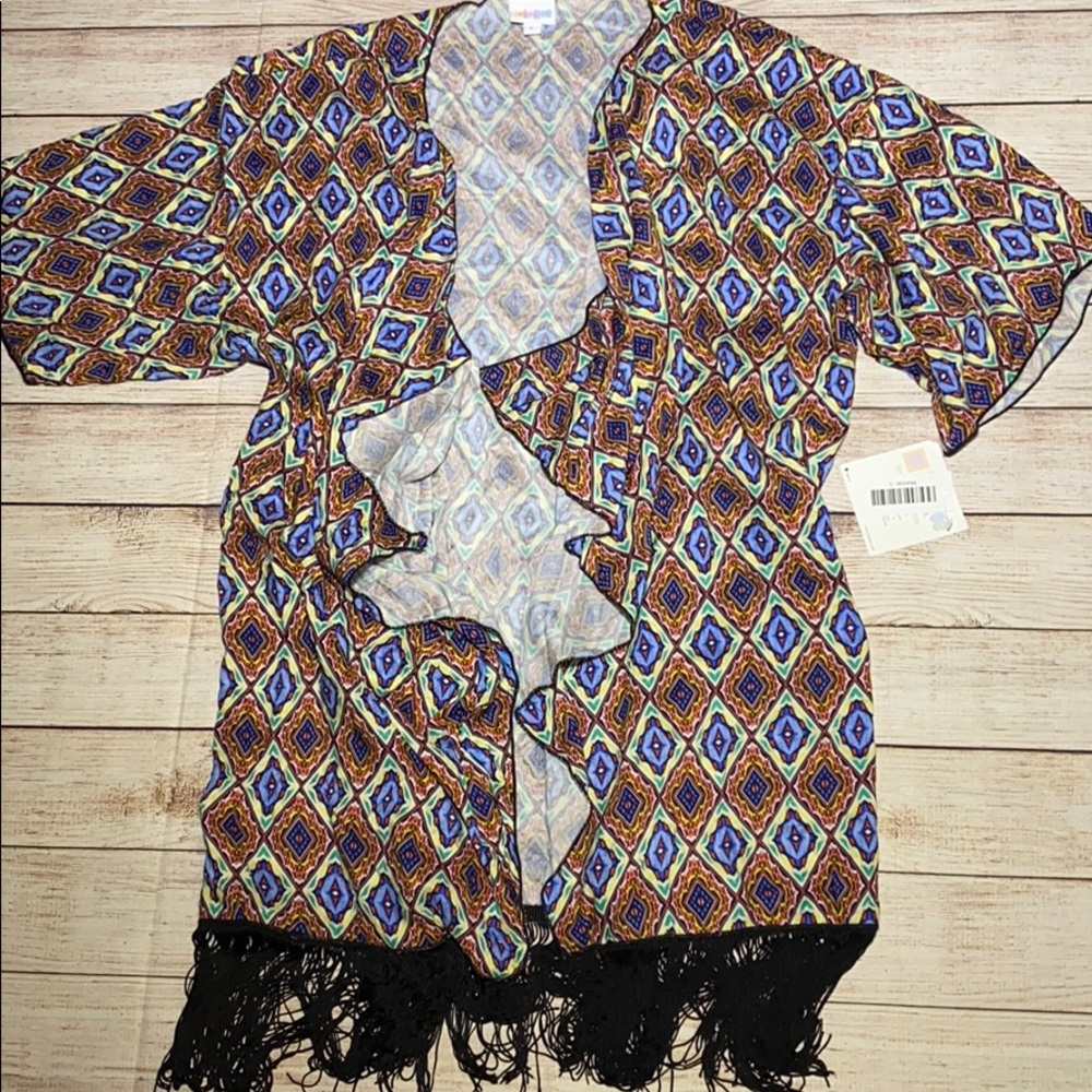 NWT Lularoe L Monroe Kimono